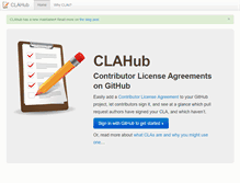 Tablet Screenshot of clahub.com